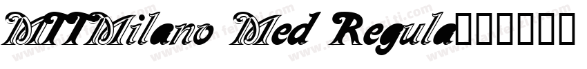 MTTMilano Med Regula字体转换
